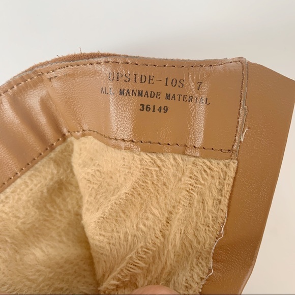 Bamboo Heel Brown Suede Boots Chestnut Color Sz‎ 7 - Picture 7 of 10